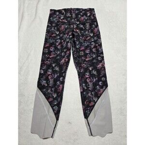 Lululemon Wunder Under Crop High Rise Scallop Luxtreme - Activate Floral  Size 8